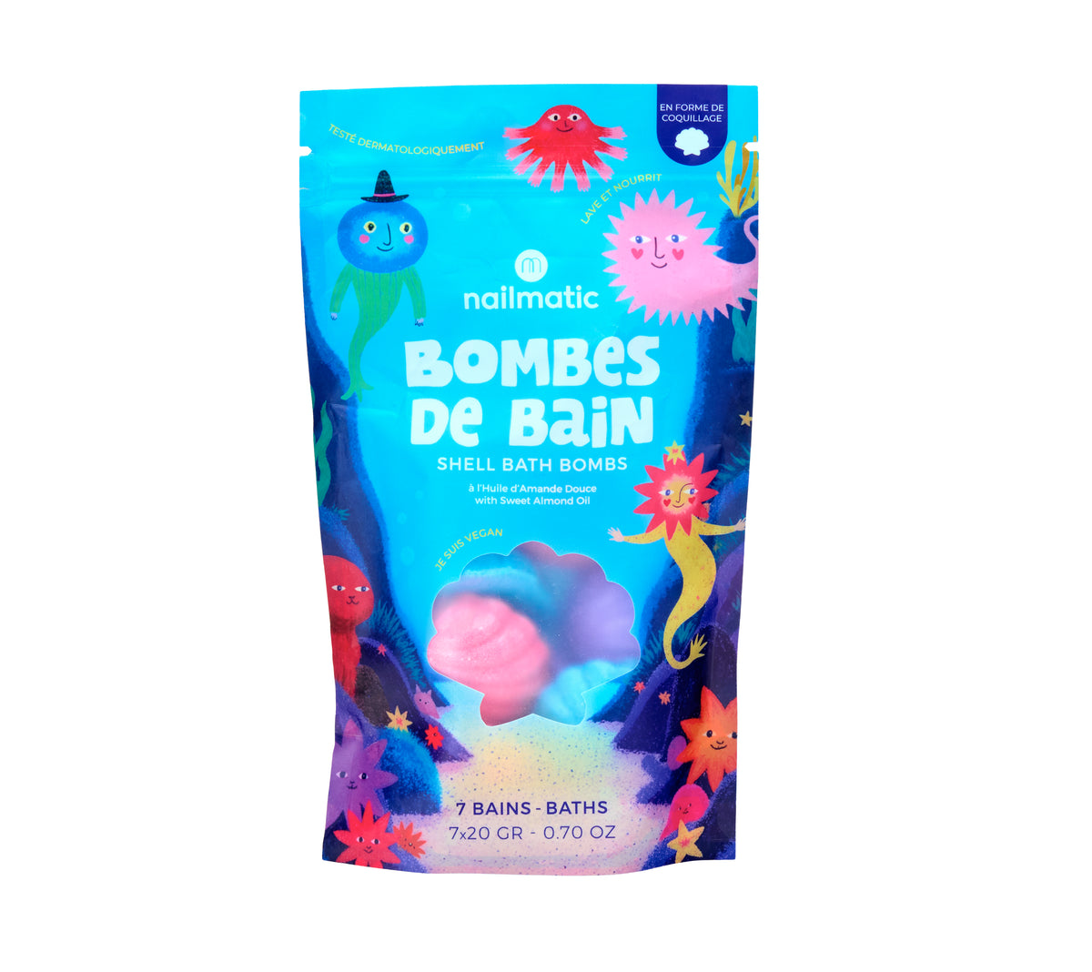 Set of 7 Bath Bombs - Shells