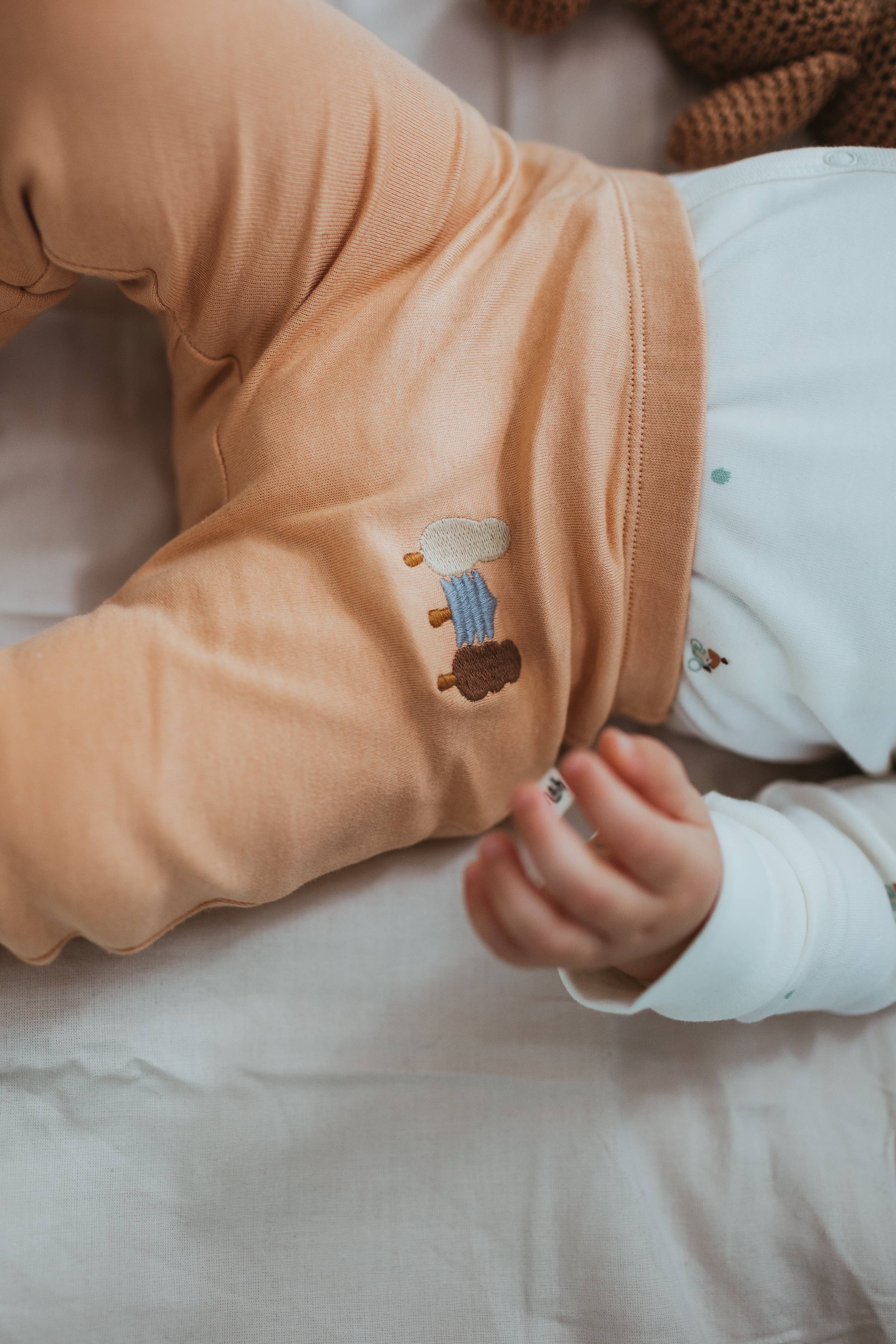 Organic Cotton Leggings in Clay