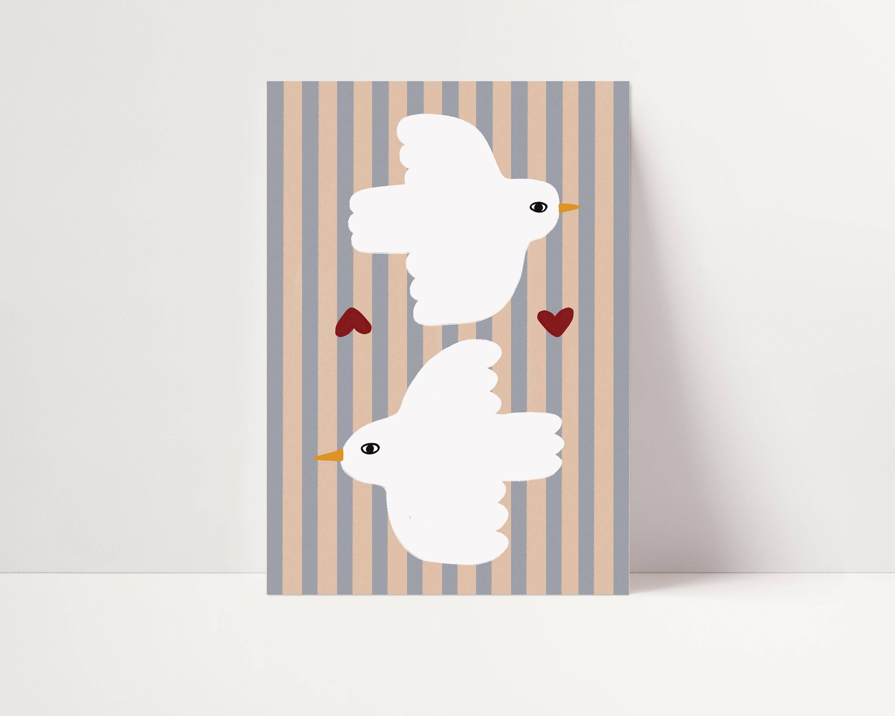 Nursery Print - Love Doves