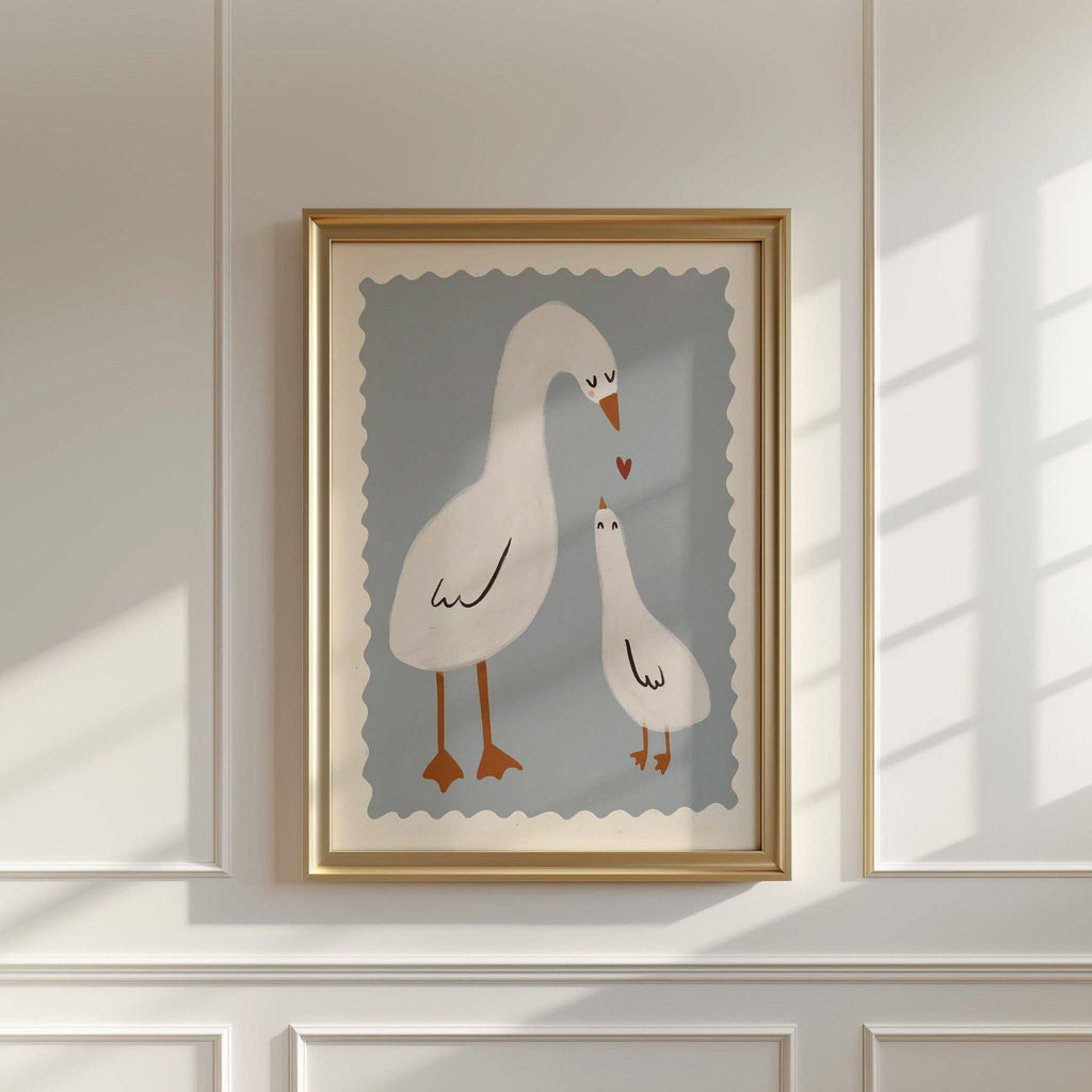 Nursery Print - Mama Duck