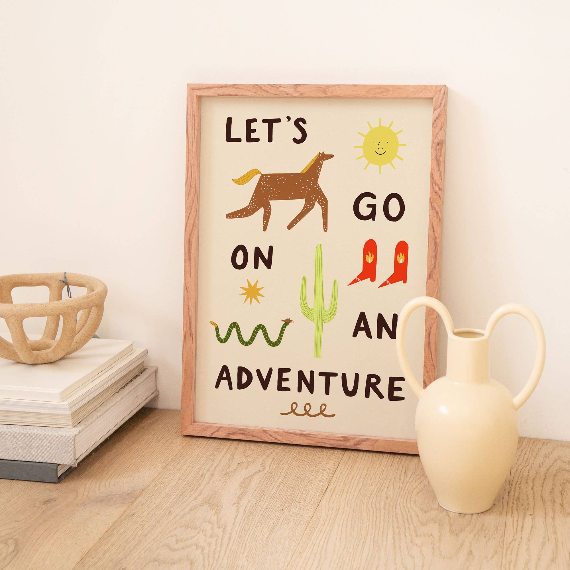 Let's Go On An Adventure Art Print
