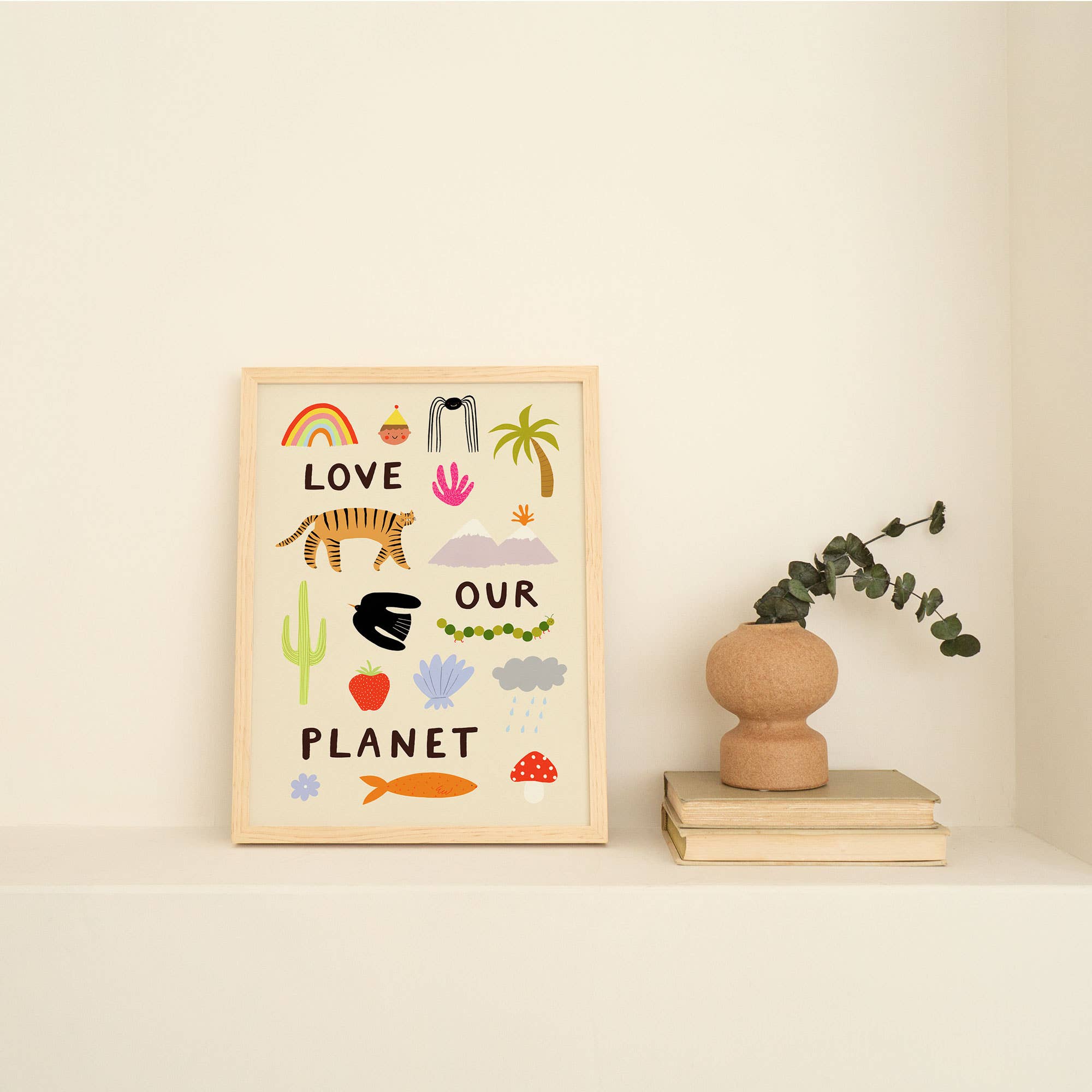 Love Our Planet Art Print