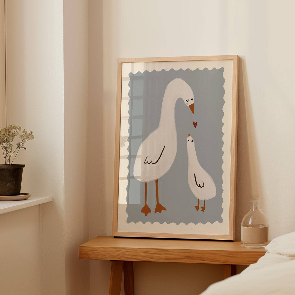 Nursery Print - Mama Duck