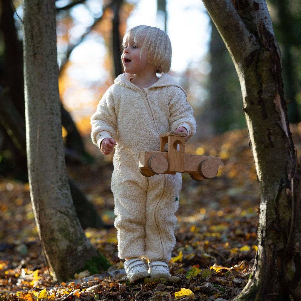 Organic Sherpa Fleece Hooded Snug As A Bug Suit
