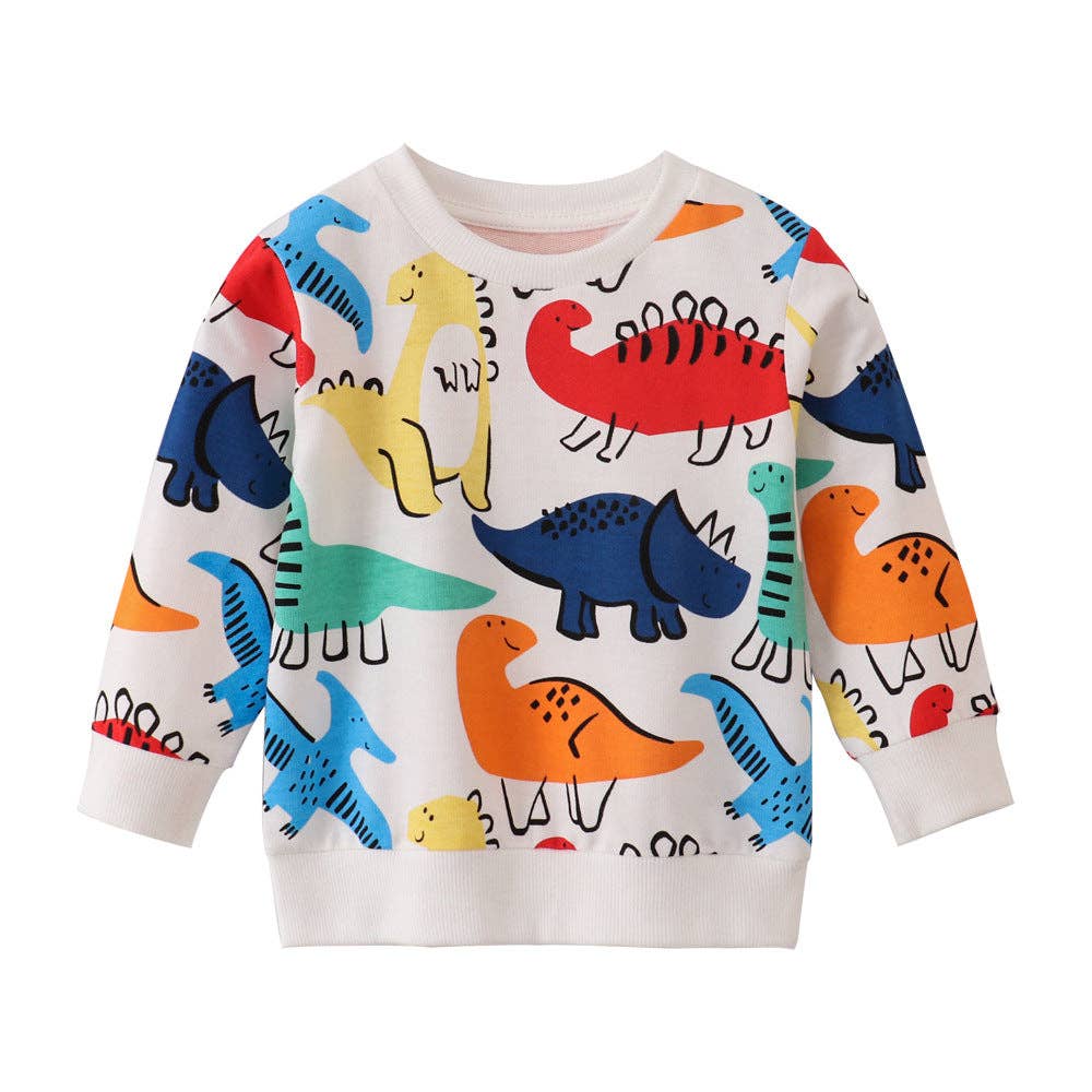 Kids Sweatshirt - Dinosaurs