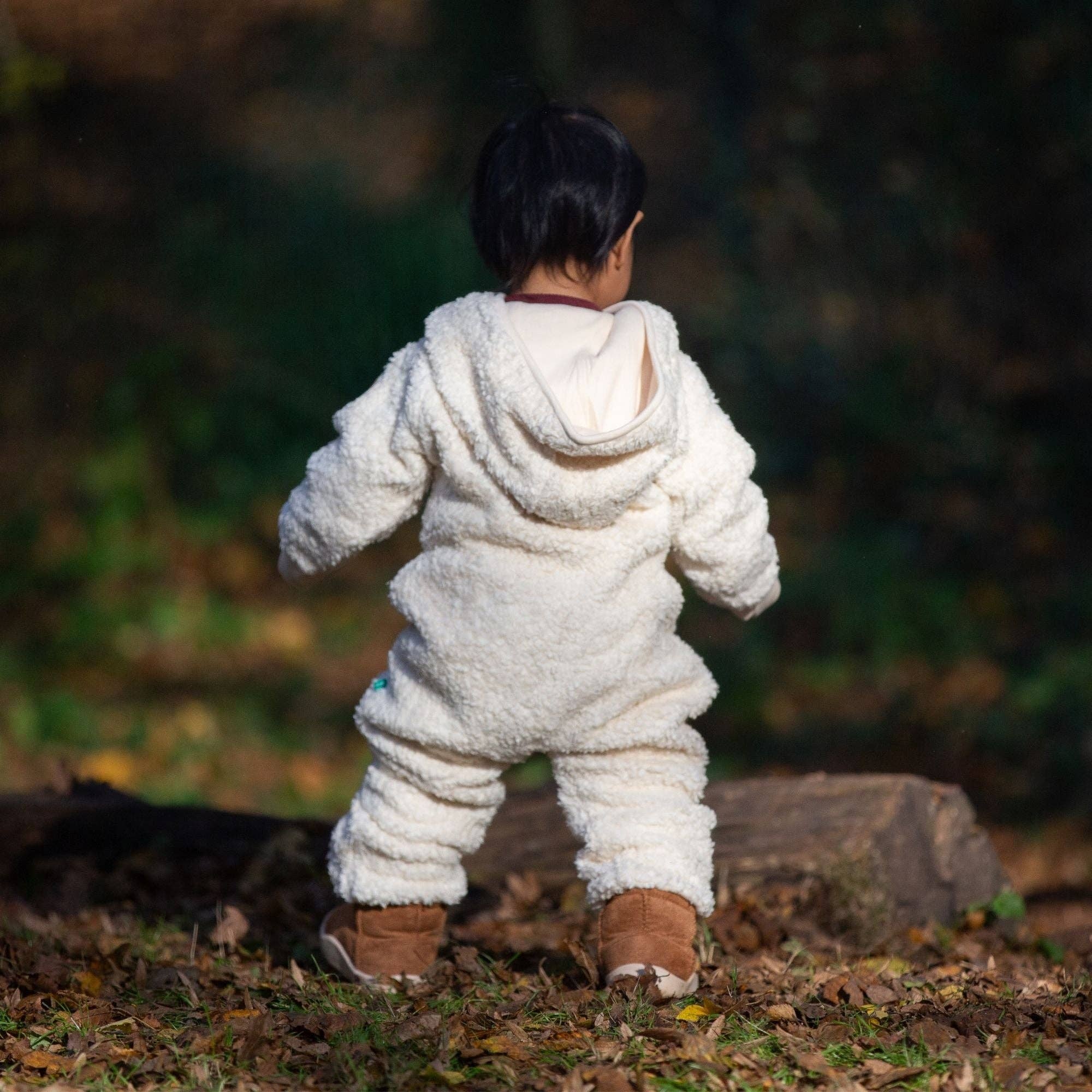 Organic Sherpa Fleece Hooded Snug As A Bug Suit