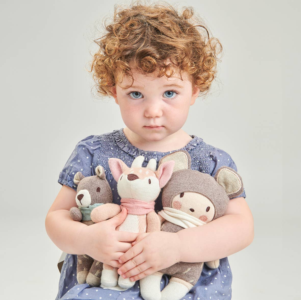 Fred Bear - Knitted Soft Toy