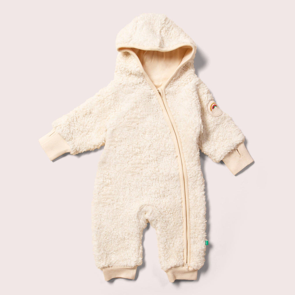 Organic Sherpa Fleece Hooded Snug As A Bug Suit