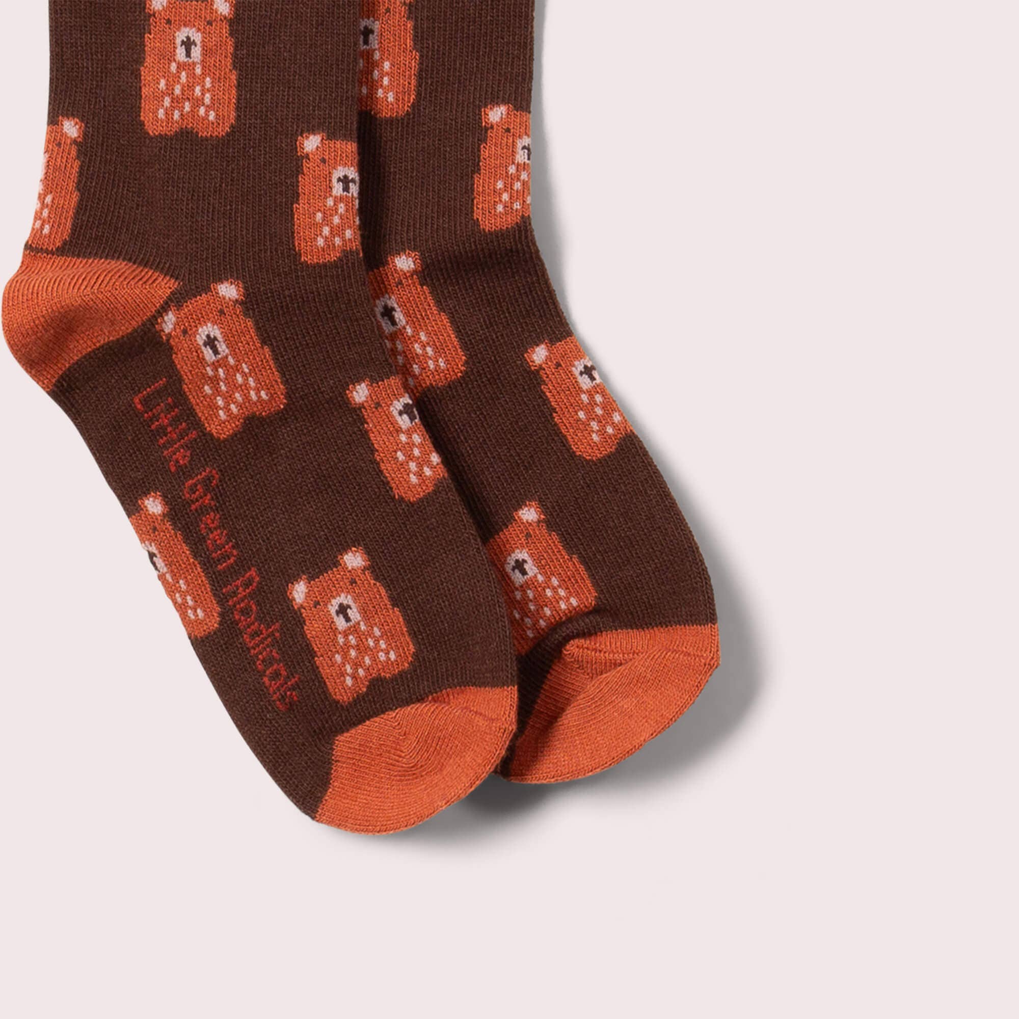 Teddy Bear Ankle Socks - Pack of 3