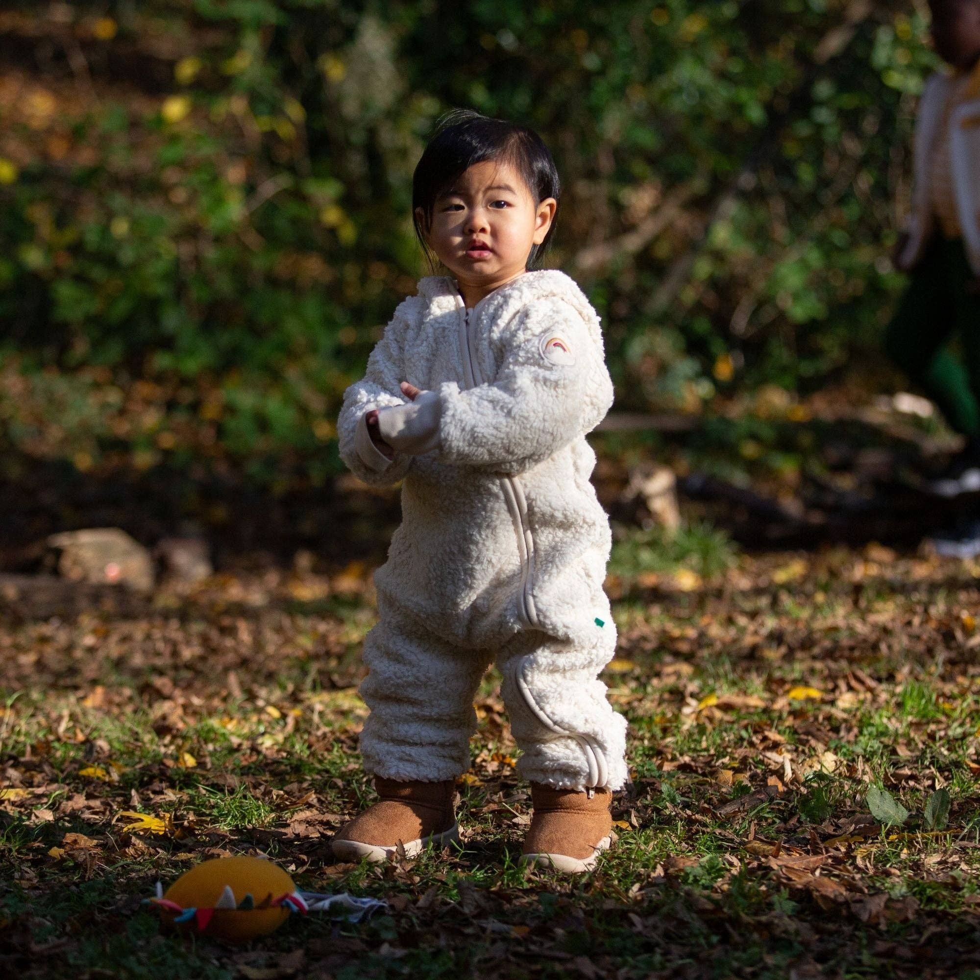 Organic Sherpa Fleece Hooded Snug As A Bug Suit