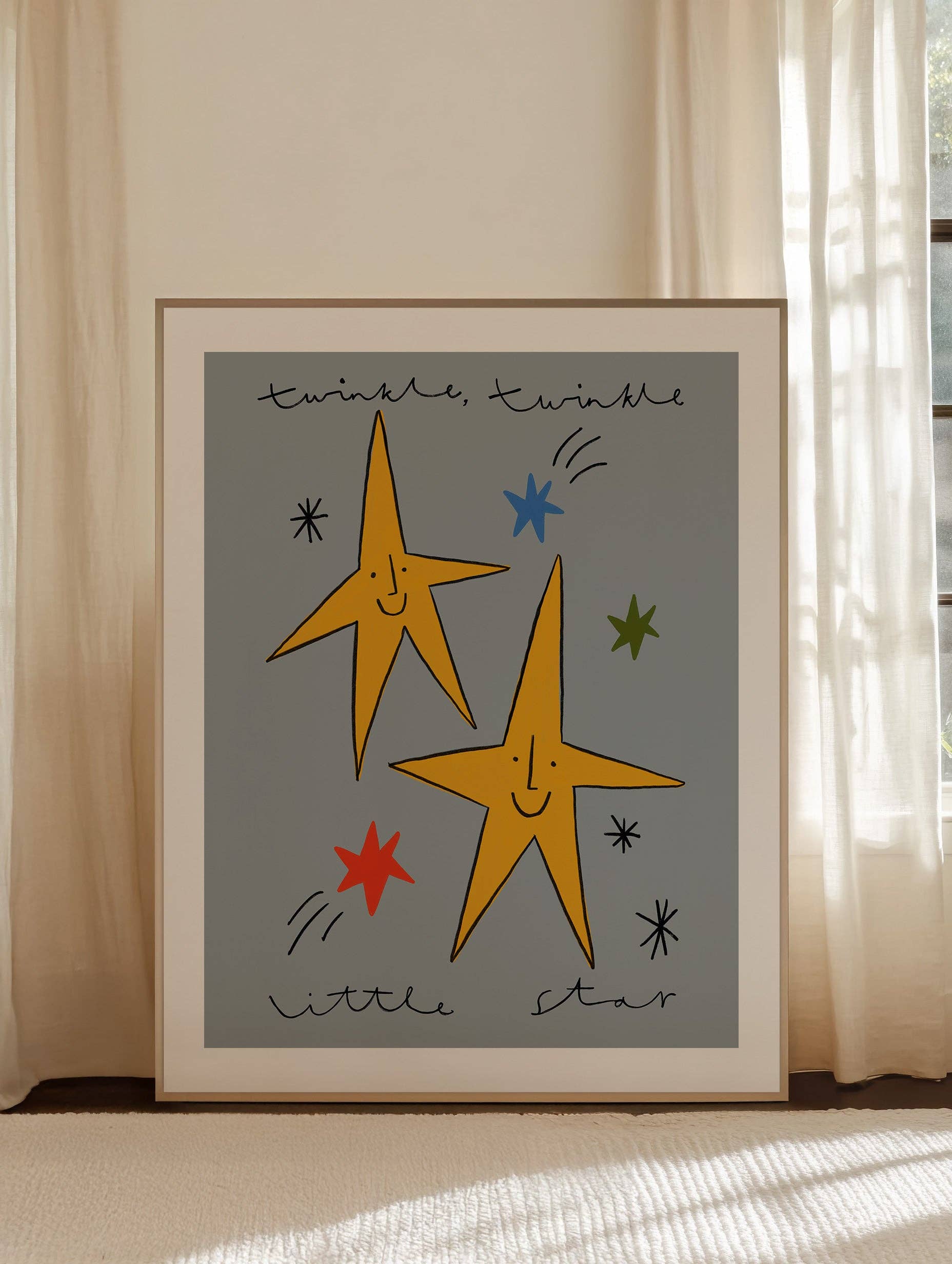 Nursery Print - Twinkle Twinkle Little Star