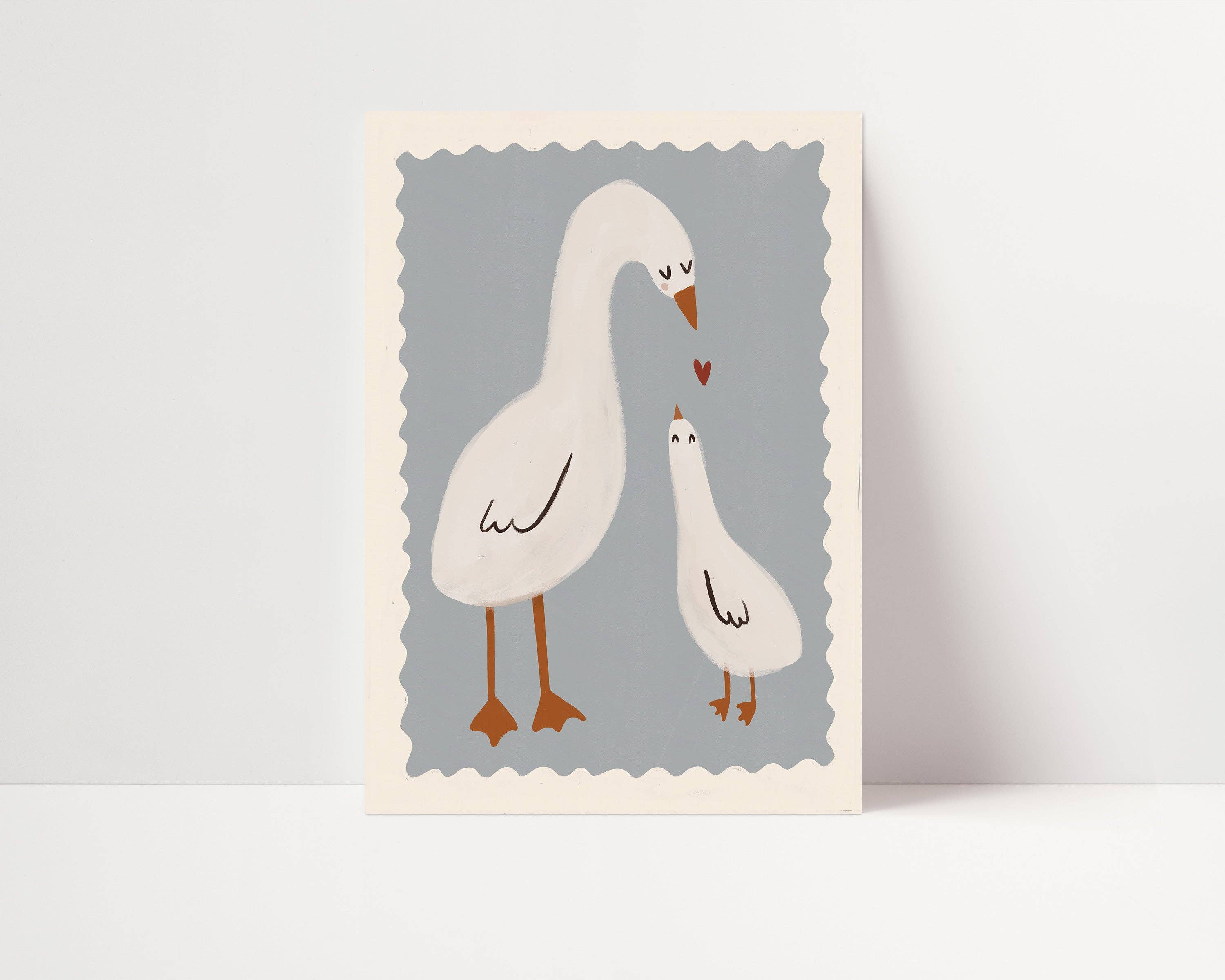 Nursery Print - Mama Duck