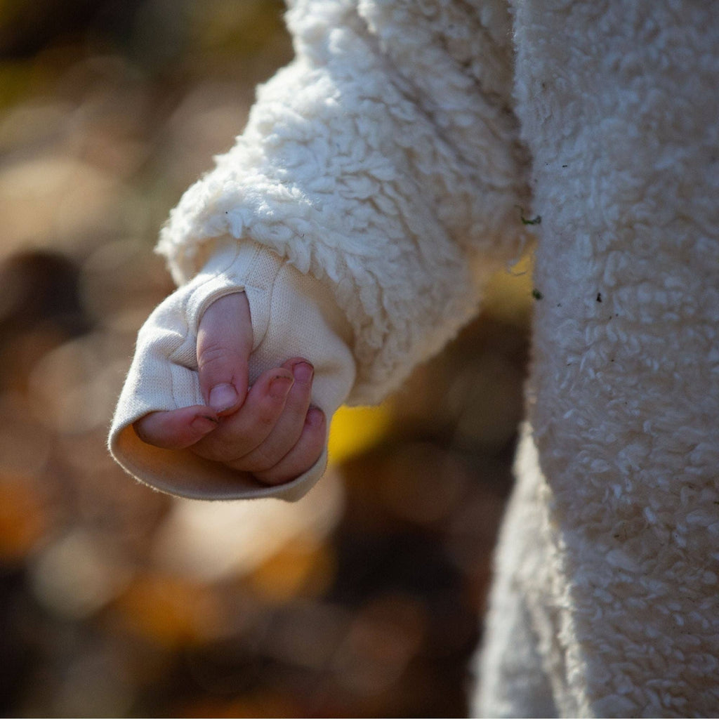 Organic Sherpa Fleece Hooded Snug As A Bug Suit
