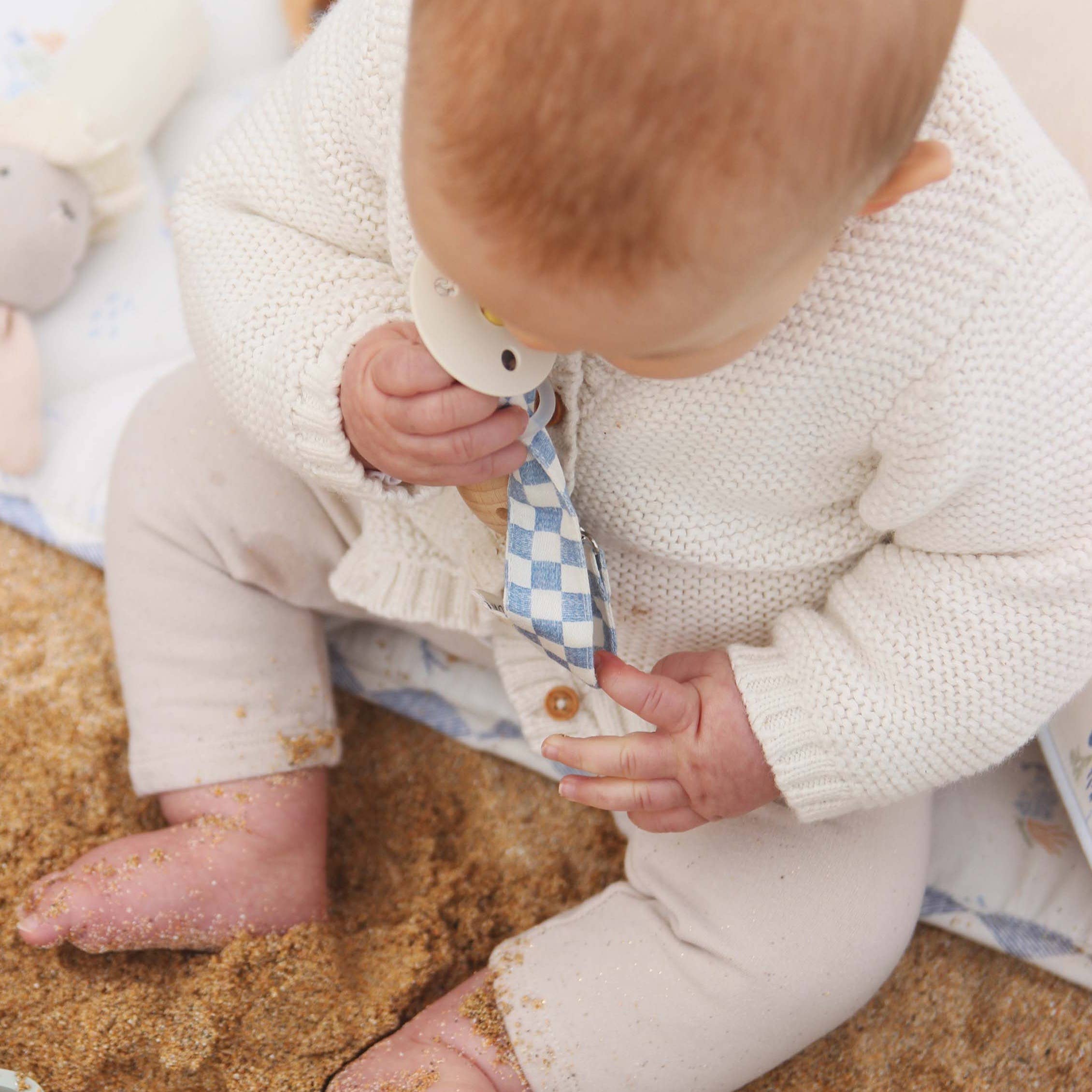Pacifier holder - Waves