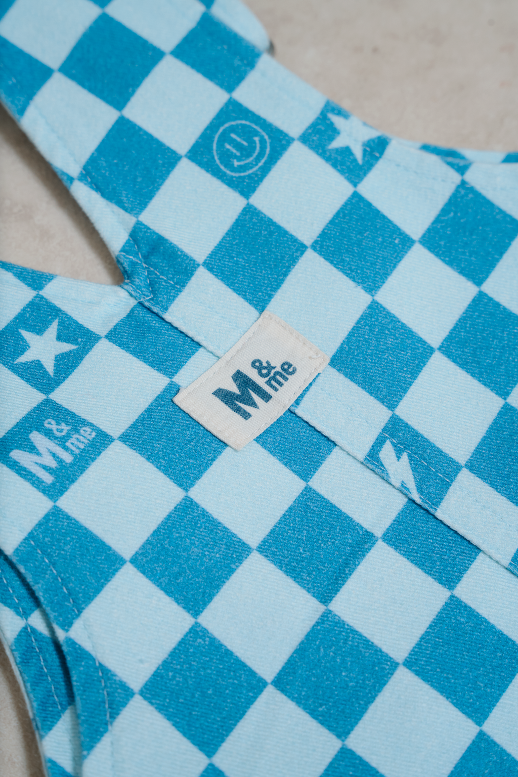 Myles & Me Dungarees - Willow Blue Check